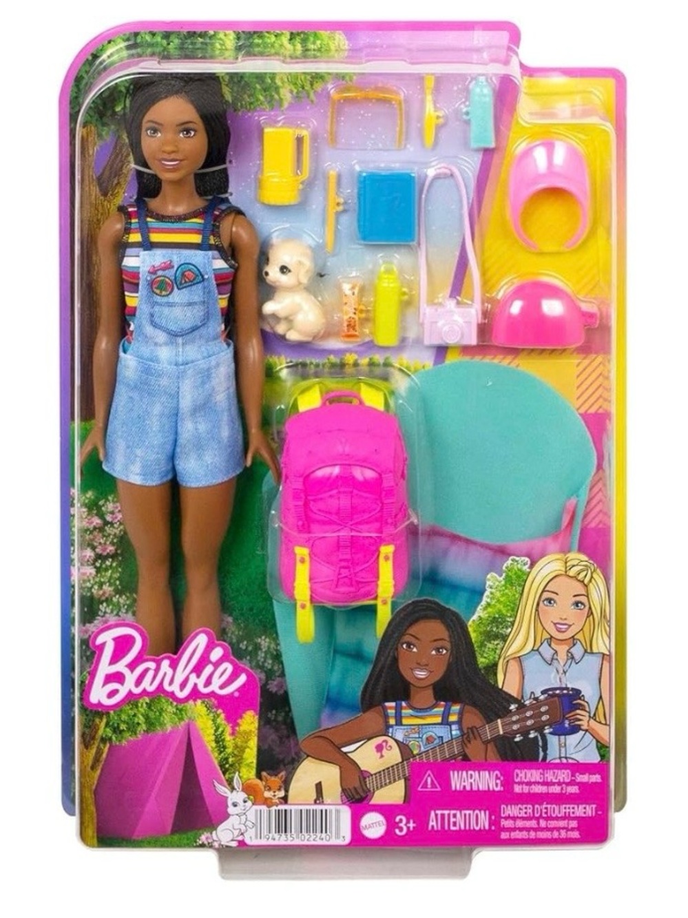 Barbie “Brooklyn” Camping Doll w/ Pet Puppy